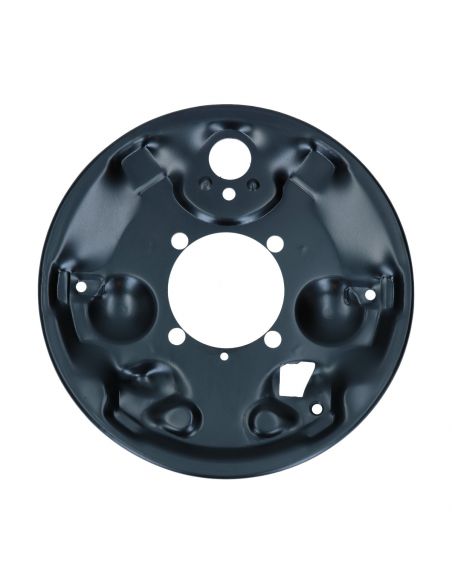 Rear brake backing plate left, 57-64