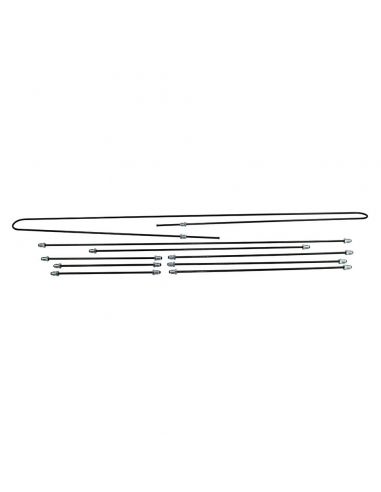 Set metalnih kočionih cijevi, 1302/03, za bubnjaste kočnice ispred