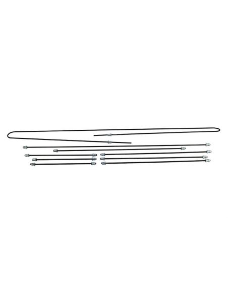 Set metalnih kočionih cijevi, 1302/03, za bubnjaste kočnice ispred