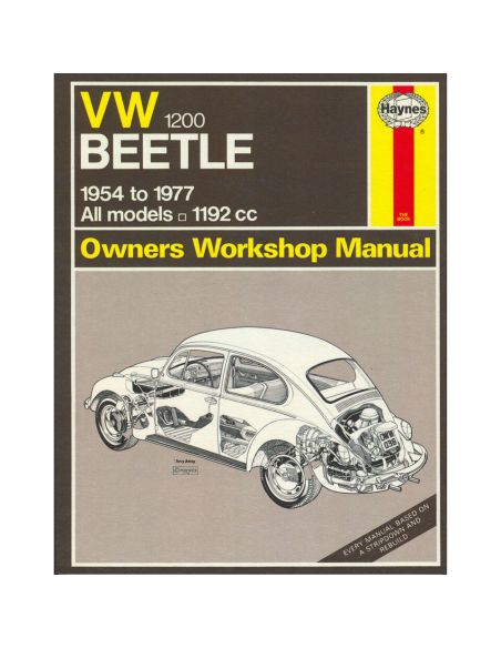 Knjiga "VW Beetle Manual 1200, J.H. Haynes"