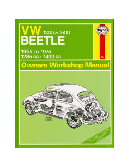 Knjiga "VW 1300 & 1500 Beetle Manual, J.H. Haynes"