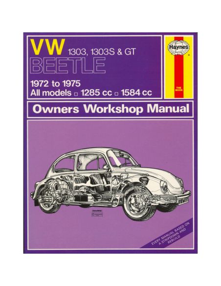 Knjiga "VW 1303, 1303S & GT Manual, J.H. Haynes"
