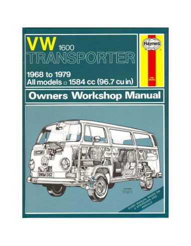 Knjiga "VW 1600 Transporter Manual, J.H. Haynes