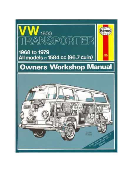 Knjiga "VW 1600 Transporter Manual, J.H. Haynes