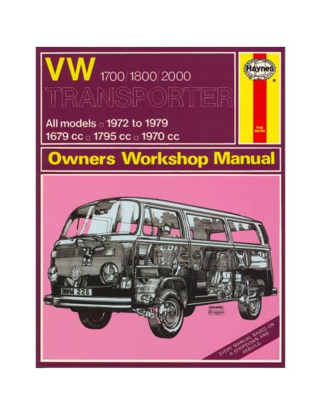 Knjiga "VW 1700/1800/2000 Transporter Manual, J.H. Haynes"