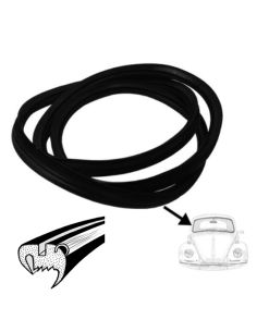 Tesnilo vetrobranskega stekla, z zarezo za aluminjasto letvico, 65-