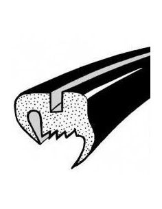 Brtva bočnog stakla, bez ureza za letvicu, -64, desno 2