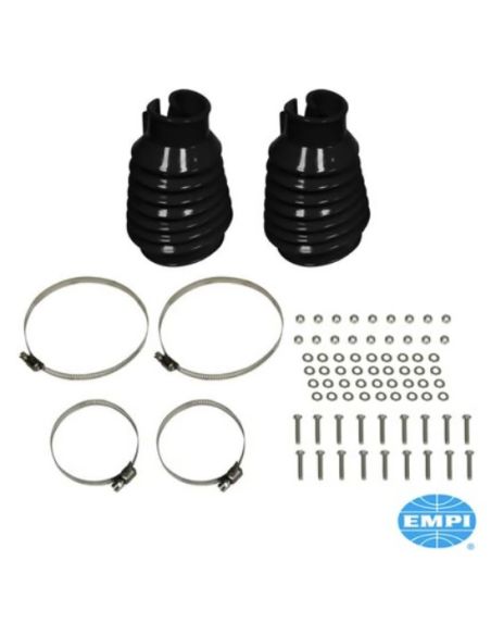 Axle boot set for swing axle, black, 2 pcs.