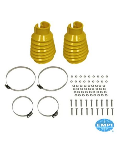 Axle boot set for swing axle, yellow, 2 pcs.
