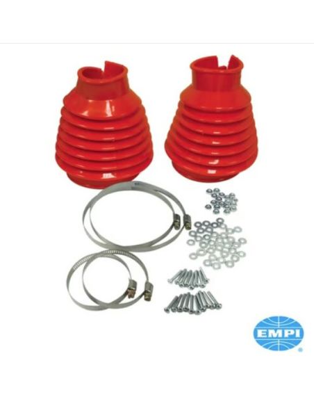 Axle boot set for swing axle, red, 2 pcs.